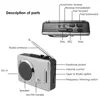 AM/FM Pocket Radio Cassette Player, Portable Personal Voice Audio Cassette Recorder Cassette Walkman Player Built-in Speaker ► Photo 2/4