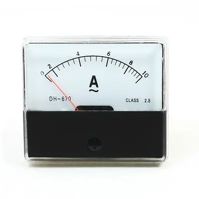 

Fine Tuning Dial DH-670 AC 0-10A Range Current Test Panel Ampere Meter