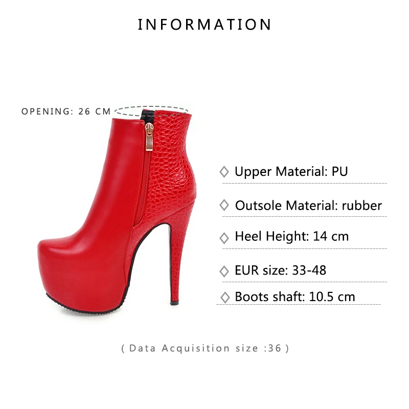Fur black Negro Fur blanco Botines Mujeres Zapatos Invierno 2018 Del Fur Alto Plataforma Nuevo Botas red Bar Cremallera Lateral white Add En Talón La Wetkiss Encantador Diseñador rojo fS1qxnUHH
