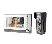 Yobang Security 7″ TFT LCD Color Video Door Phone , Doorphone Doorbell Door Camera Kit,IR Camera with Night Vision