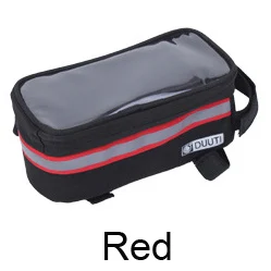 3,5-5,7 дюймовые велосипедные сумки для велосипеда, Сумка с рамкой для передней трубки, сумка для мобильного телефона, MTB, велосипеда, Сумка с сенсорным экраном, чехол для iPhone 7, samsung - Цвет: Red
