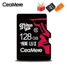 CeaMere карта памяти 256 ГБ 128 Гб 64 Гб U3 UHS-3 32 ГБ Micro sd карта класс 10 UHS-1 флэш-карта памяти Microsd TF/sd карта s для планшета