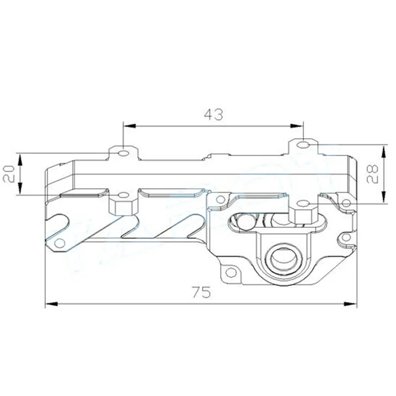 Таро 25 мм CNC все металлические электрические выдвижные шасси салазки драйвер TL8X003