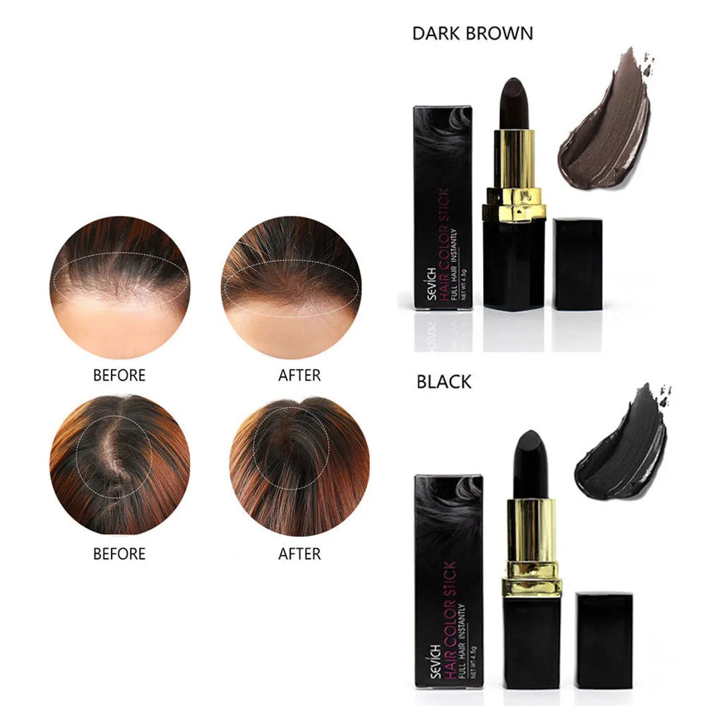 Sevich черный темно-коричневый Hairline Shadow тонкий цвет порошковая краска для волос губная помада Стиль LD