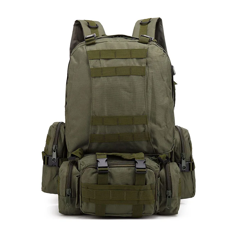 55L Military Tactical Backpack Assault Pack Outdoor Camping Hiking Travel Bag Cycling Climbing Rucksack Kitbag (25)