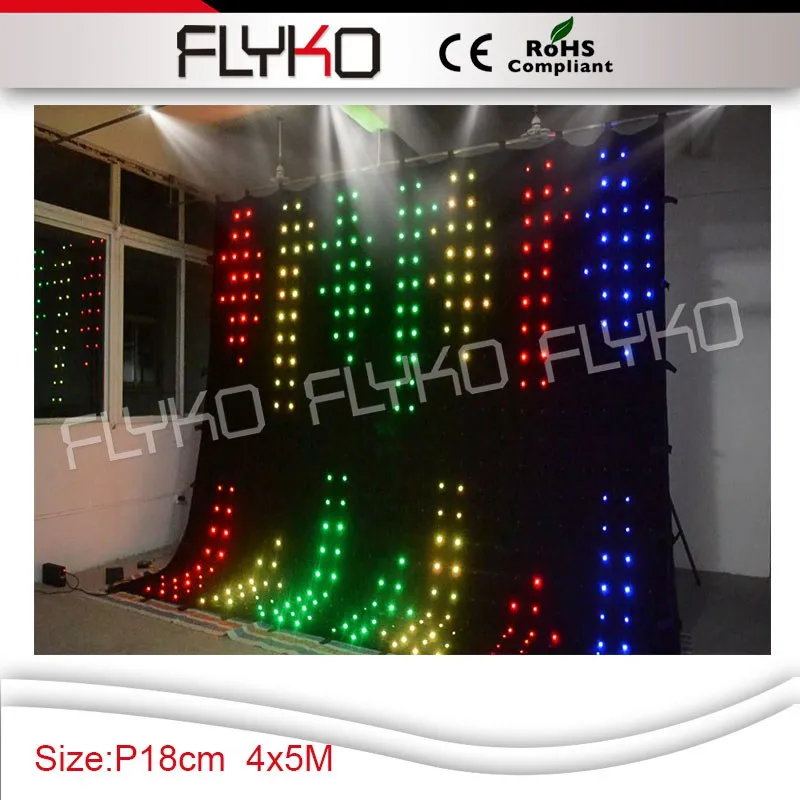 

Rental full color LED curtain display stage background video wall screen