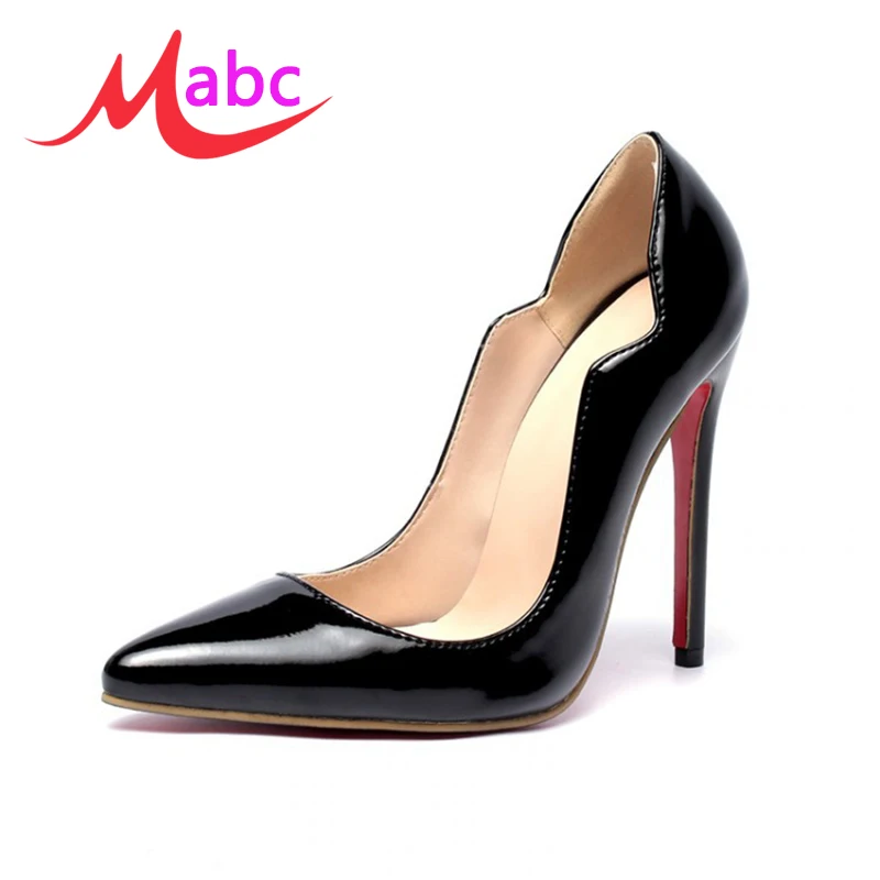 Women Red Sole High Heels Shoes Sexy Pointed Toe Extreme
