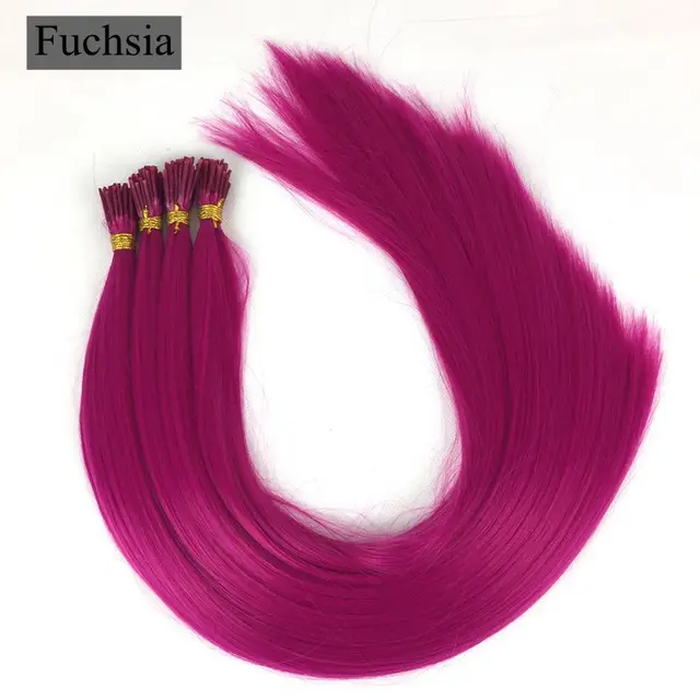 I Tip Feather Synthetic Pre Bonded Hair Extensions Luxury for Braiding 22