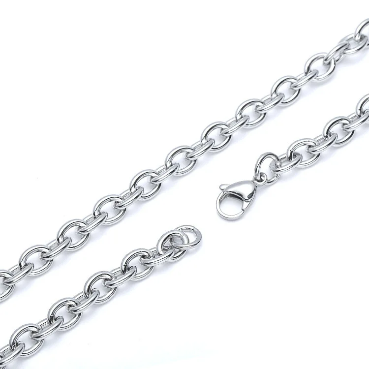 

Women Choker 304 Stainless Steel Jewelry Collar Necklace 4-6MM New Style Charm Stars Chain For Girl Gifts