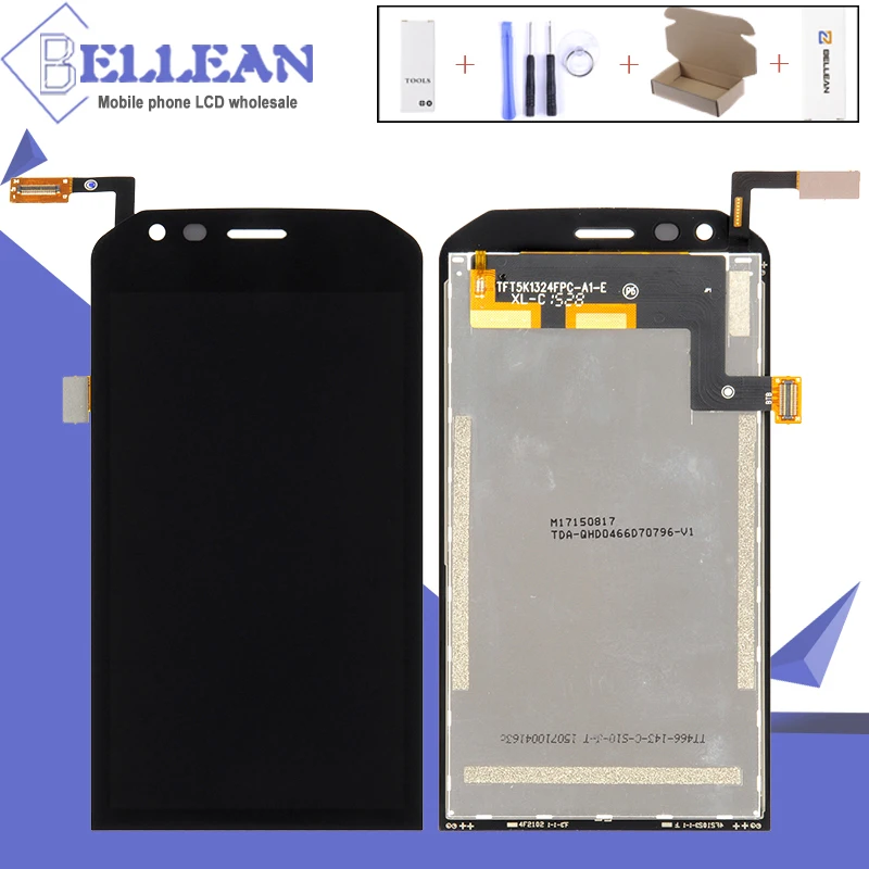 

Catteny S40 Display Screen Repair Part For Caterpillar CAT S40 LCD With Touch Screen Digitizer Assembly 1pcs Free Shipping+Tools