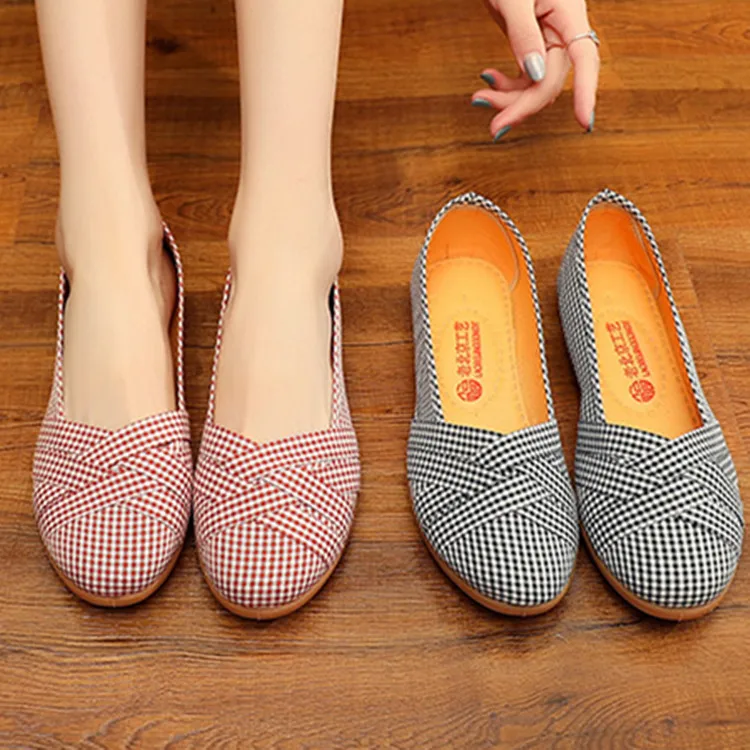 

Women Flats Loafers Shoes Woman Sneakers Women Platform Women Casual Shoes Stripe scarpe donna Nurse Shoes Fashion Rubber 2018
