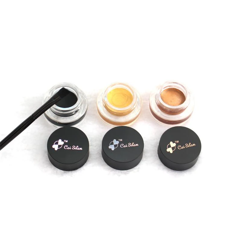 CAI SI LAN Long Lasting Gel Eyeliner Makeup Waterproof Glitter Eyes