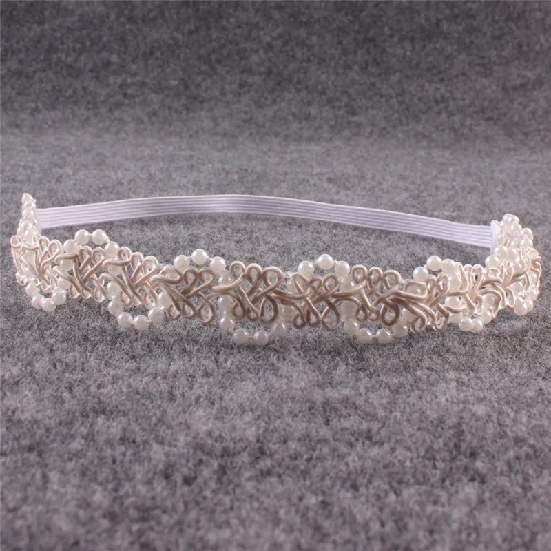 Lovely Baby Kids Girls Headband Photography Props Newborn Toddler Hair Band Accessories Children Pearl Flower Fashion Hair Band