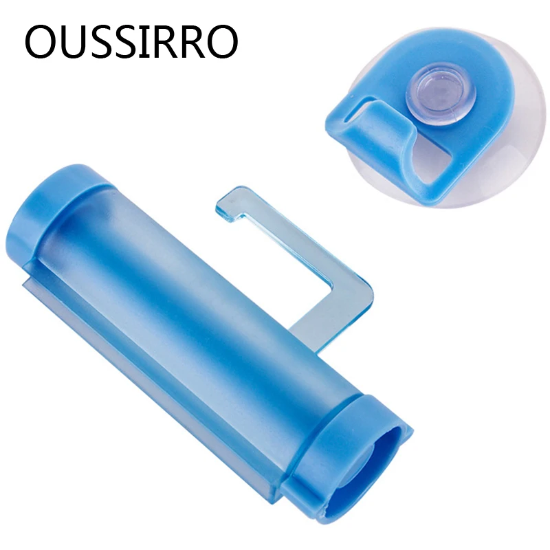 HOT Bathroom Home Tube Rolling Holder Creative Multipurpose Toothpaste Dispenser Bathroom Accessories Manual Syringe Gun Dispens
