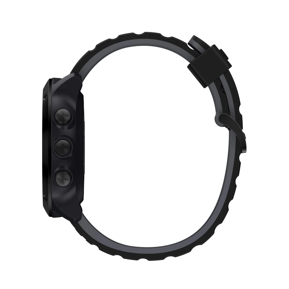  EXRIZU Smart Watch Transparant Screen IP68 Waterproof Bezel Case Smartwatch Silica Gel Band Luminou - 32953820669