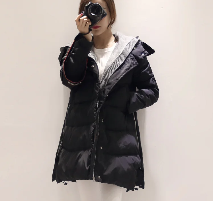 2017 winter new Miss Han Ban thick loose cloak type A word paragraph wool long section