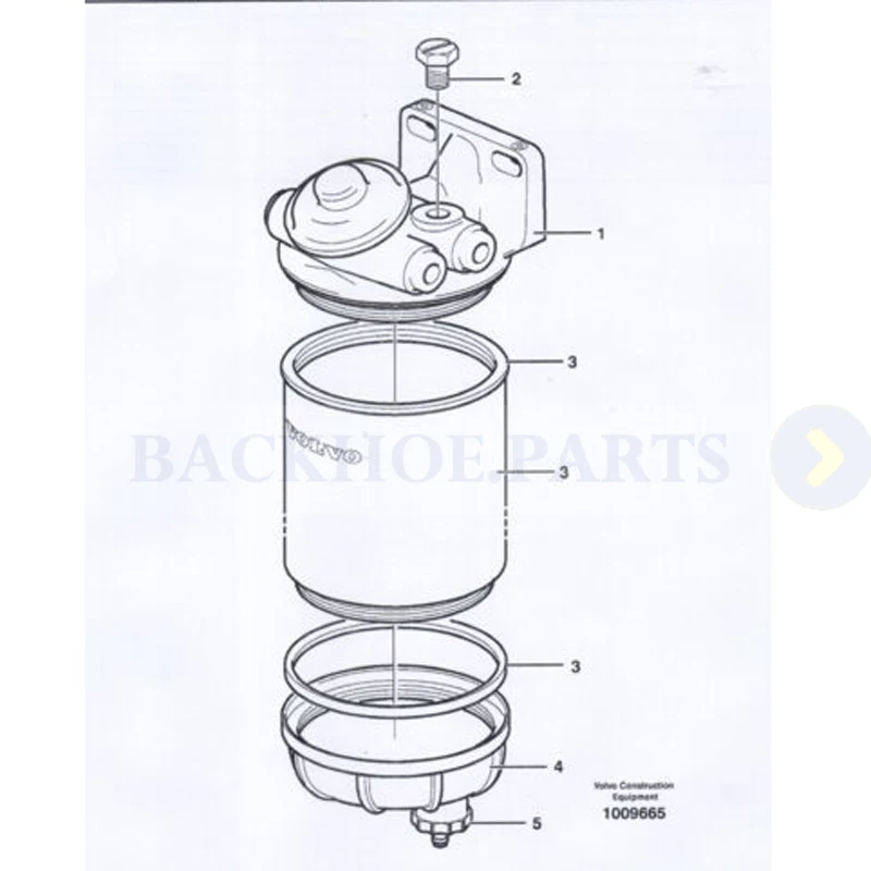 Filter Assembly VOE 11713138 VOE11713138 for Volvo Excavator EC135B EC140B EC160B EC180B EC210B EC330B EC360B EC460B | Автомобили и