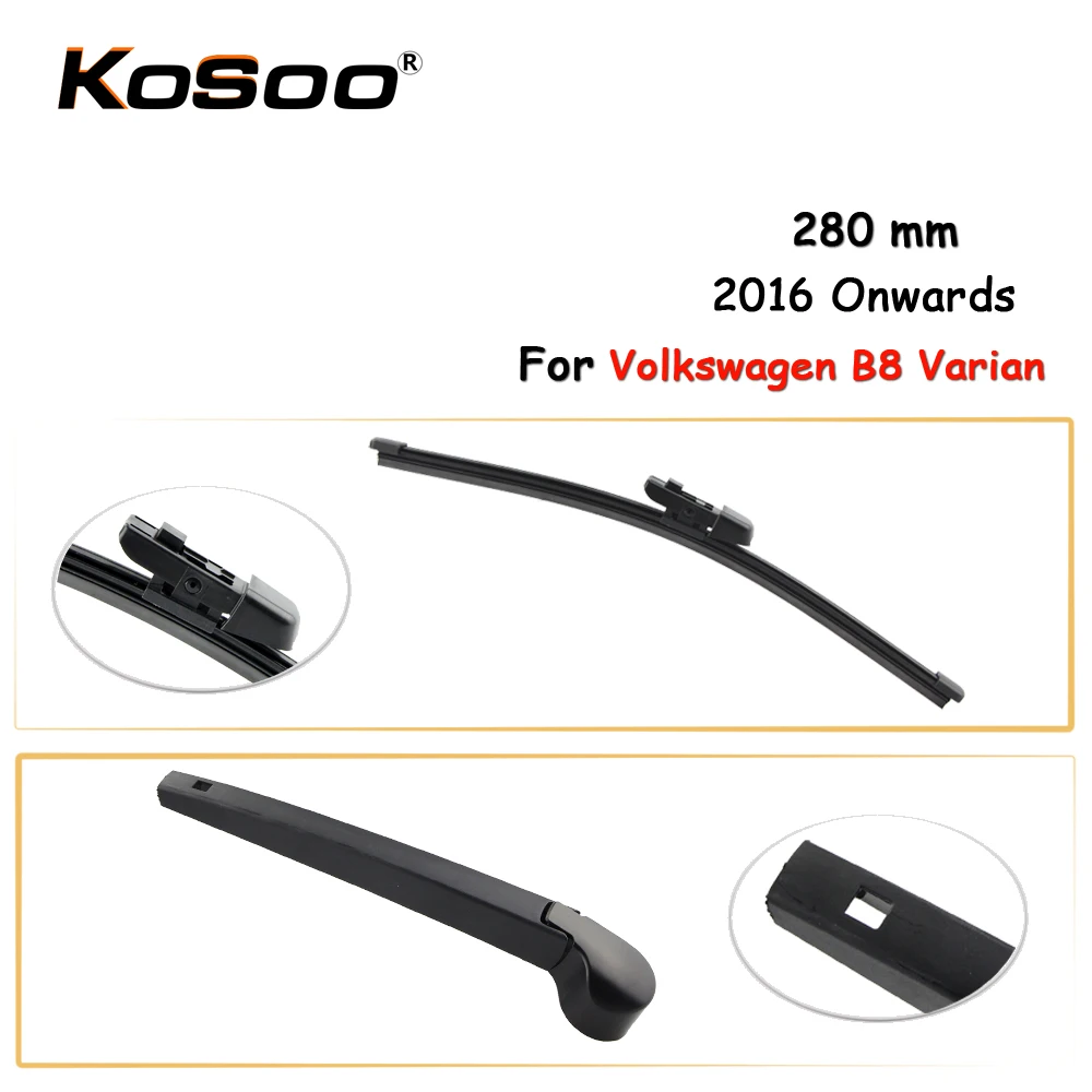 KOSOO Auto RearWiper Blade For Volkswagen B8 Variant,280mm 2016 Onwards