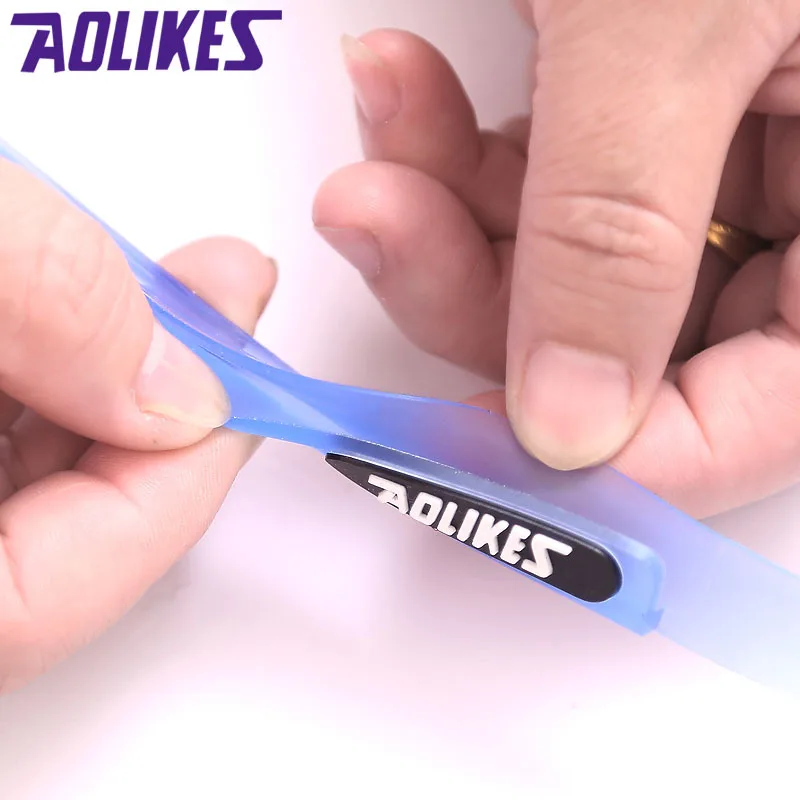 Aolikes 1 قطع رئيس العصابة لينة سيليكون تشغيل اليوغا عرق الفرقة المرنة للرجال والنساء لياقة كرة التنس عقال