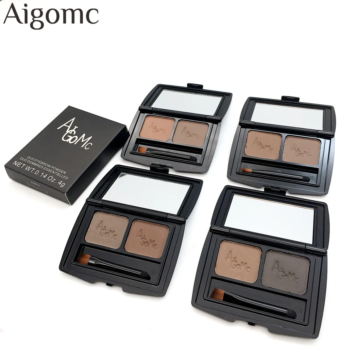 Buy Makeup Eyebrow Powder 2 Colors Eye brow Powder Palette Waterproof and