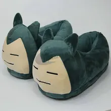 Women Anime Cartoon Pokemon Slippers Elf-Ball Pikachu Eevee Umbreon Pokemon Go Plush Shoes Home House Winter Slippers Children