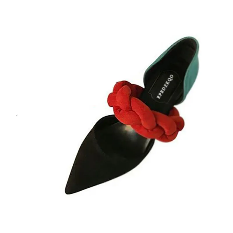 Scarpin/3 дюйма; женские босоножки с острым носком и необычным замшевым ремешком; обувь на высоком каблуке; туфли-лодочки mary jane на шпильке; уникальный цвет красного вина; Размер 33