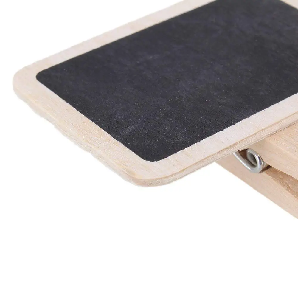 20 шт. мини-деревянная доска для досок доска для записей с деревянным зажимом