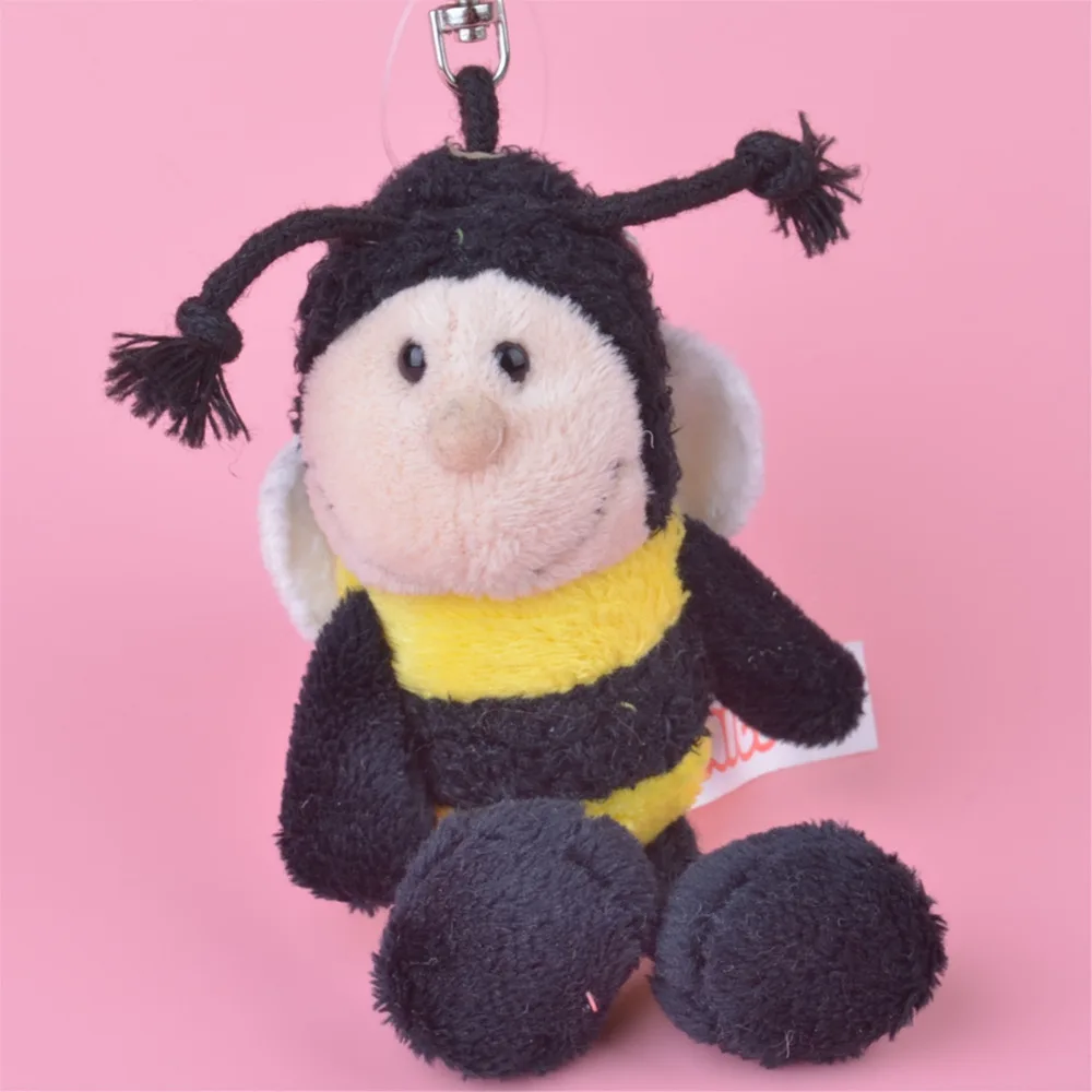 

3 Pcs Honey Bee Small Plush Pendant Toy, Kids Doll Keychain / Keyholder Gift Free Shipping