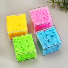 Детская развивающая игрушка, пластиковый магический 3d лабиринт, магический куб, лабиринт, вращающиеся игрушки для детей, детская головоломка, лабиринт, игра с мячом