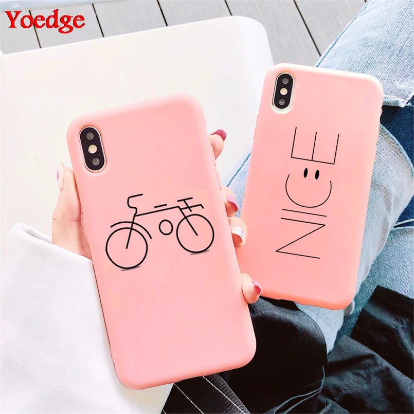 

Lovely Pink Matte Caso For Xiaomi Mi 9T A1 A2 8 Lite 9 SE F1 Cases For Redmi K20 4X 5 Plus 6A 7 SE Note 5 6 7 Pro 5A 4X TPU Case