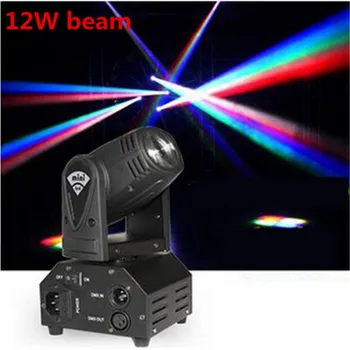 

CREE Led 12w Moving Head Spot Effect Light Mini Lighting DJ KTV Disco Beam Lights RGBW 4in1