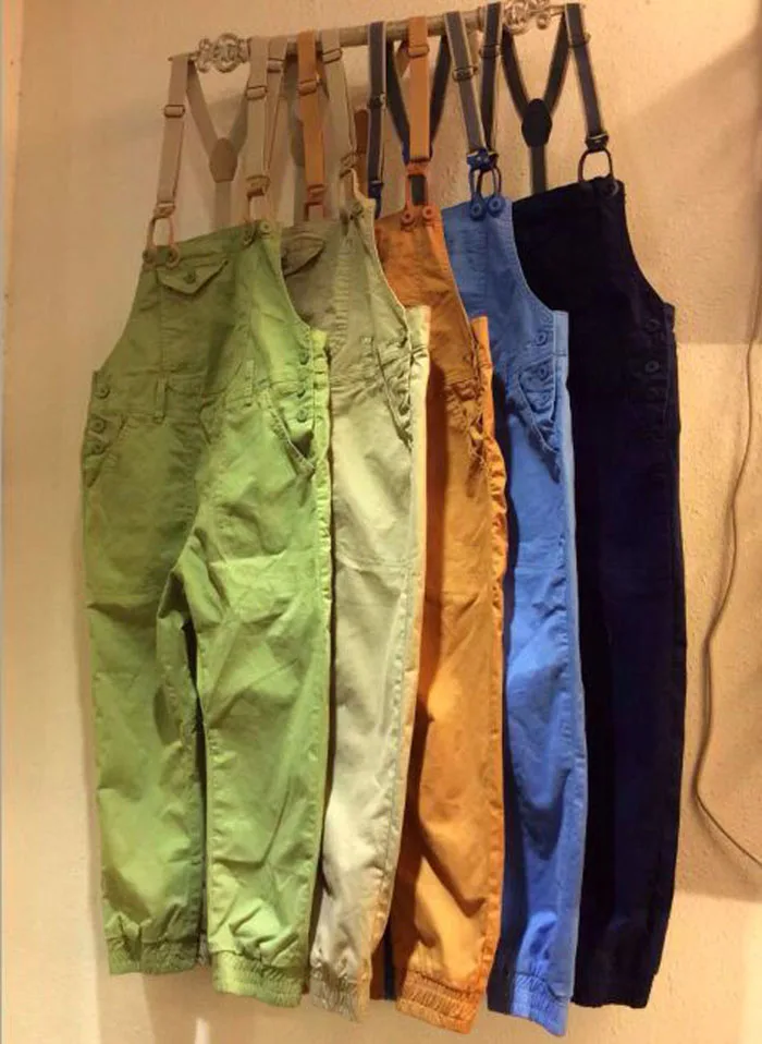 Fashion Designer Men High Quality Joggers Pants Brand Colored Bib