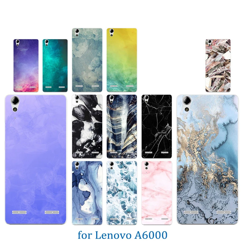 Мягкий силиконовый чехол 5 0 дюйма для Lenovo A6010 и A6000 телефона с цветным каменным