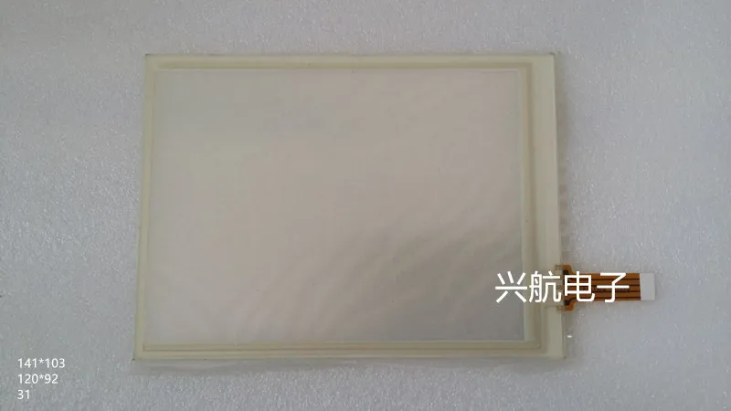 original New 4 wire transfer 8-wire resistance touch screen 141 * 103 line width 9mm IPC glass | Компьютеры и офис