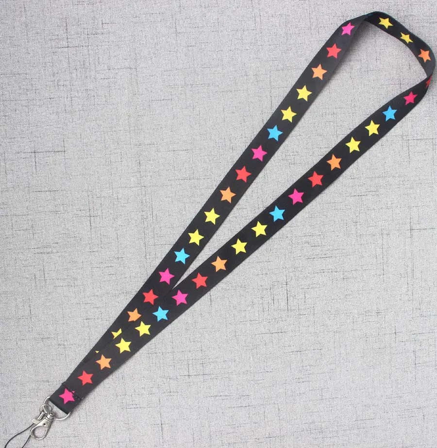 

Hot Sale! Brand New Black Fruit Design star Game key lanyard mobile neck strap 20pcs lot FREE SHIPPING
