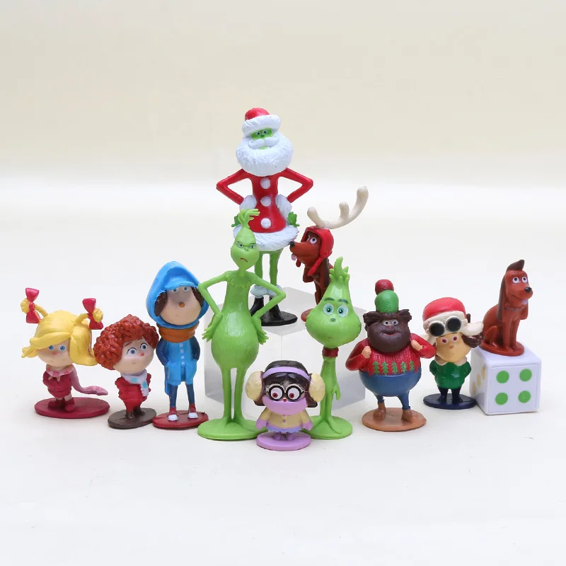 

12pcs/set 2-9cm Groopert Donna Bricklebaum PVC Figure Collectible Model Toy Gift