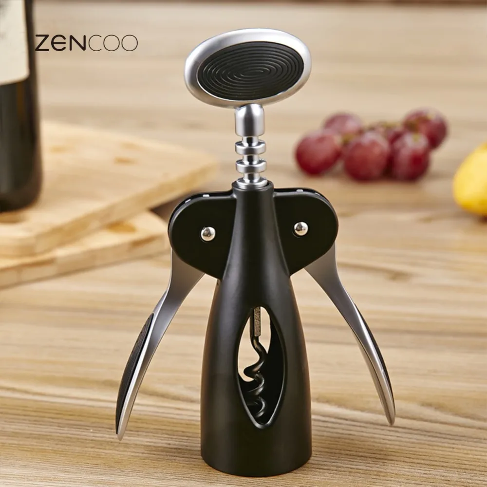 ZENCOO Wing Corkscrew Wine Opener, Luxury Premium Stainless Steel
