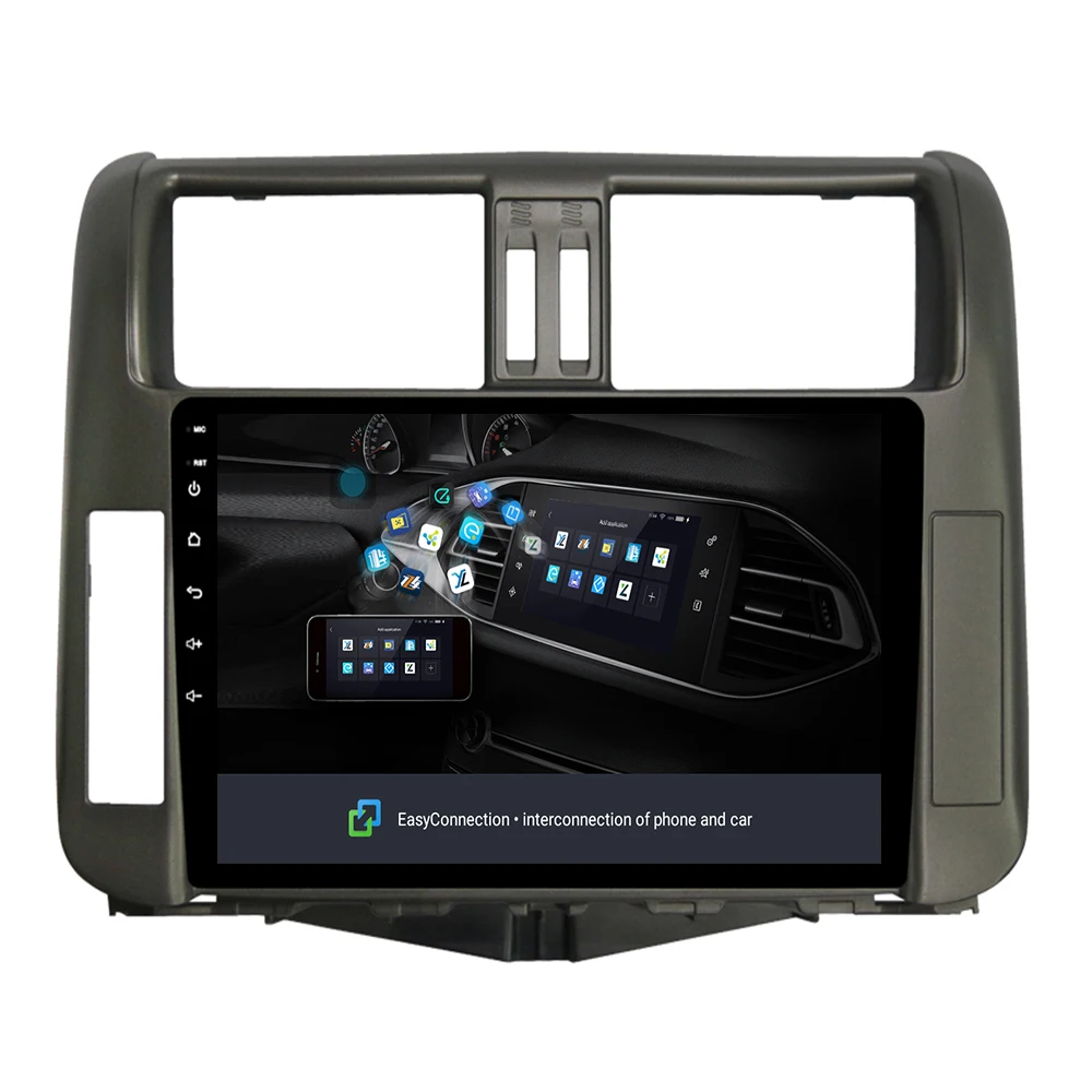 Flash Deal IPS 9inch Android9.1 4G modem Car DVD for Toyota Prado 150 LC150 GPS 2010 2011 2012 2013 Radio USB no DVD 2