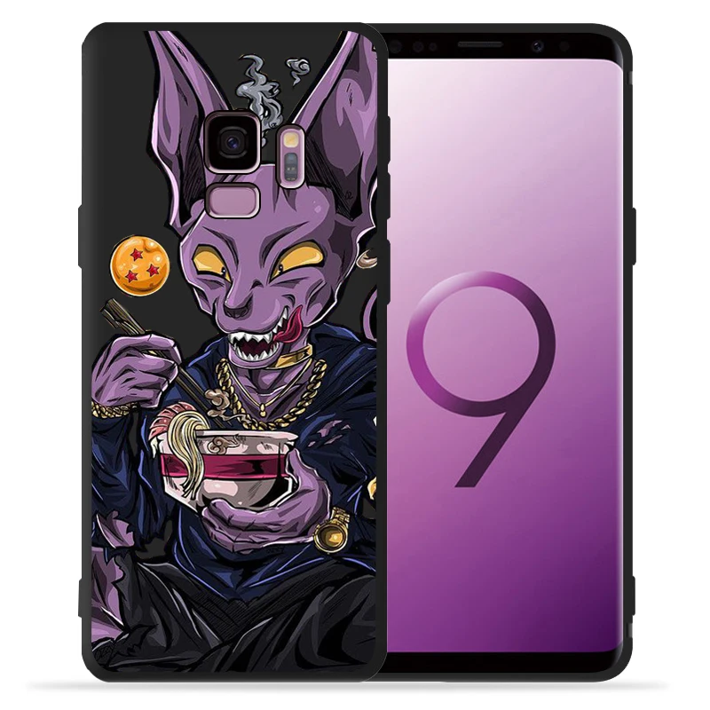 Dragon Ball Супер Саян Гоку Вегета Дракон Чехол для телефона для samsung Galaxy S9 S8 S10 плюс S7 S6 край S10 Lite Note9 8 крышка Etui - Цвет: 01