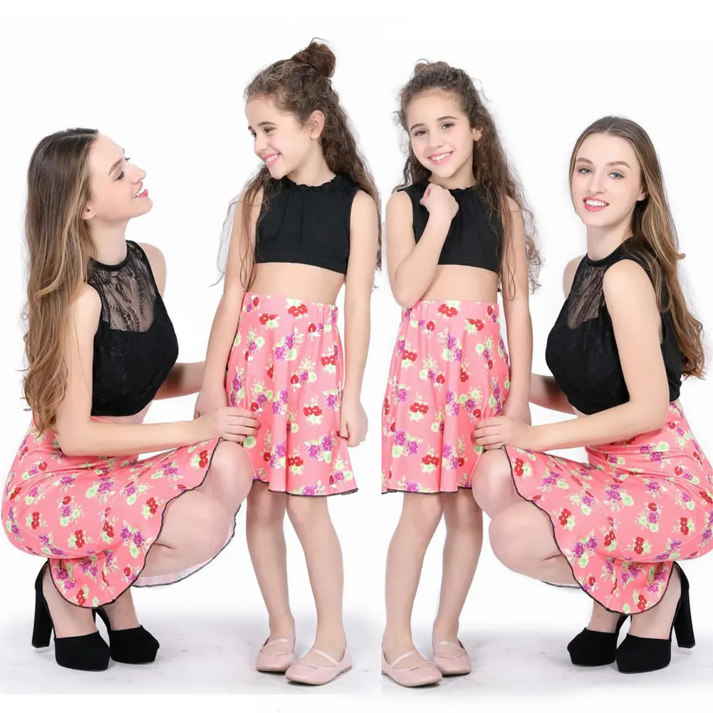 crop top matching outfits