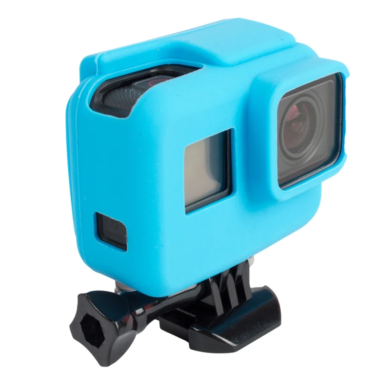 ORBMART резиновый силиконовый защитный чехол для Go Pro Gopro Hero 5 6 7 - Цвет: Небесно-голубой