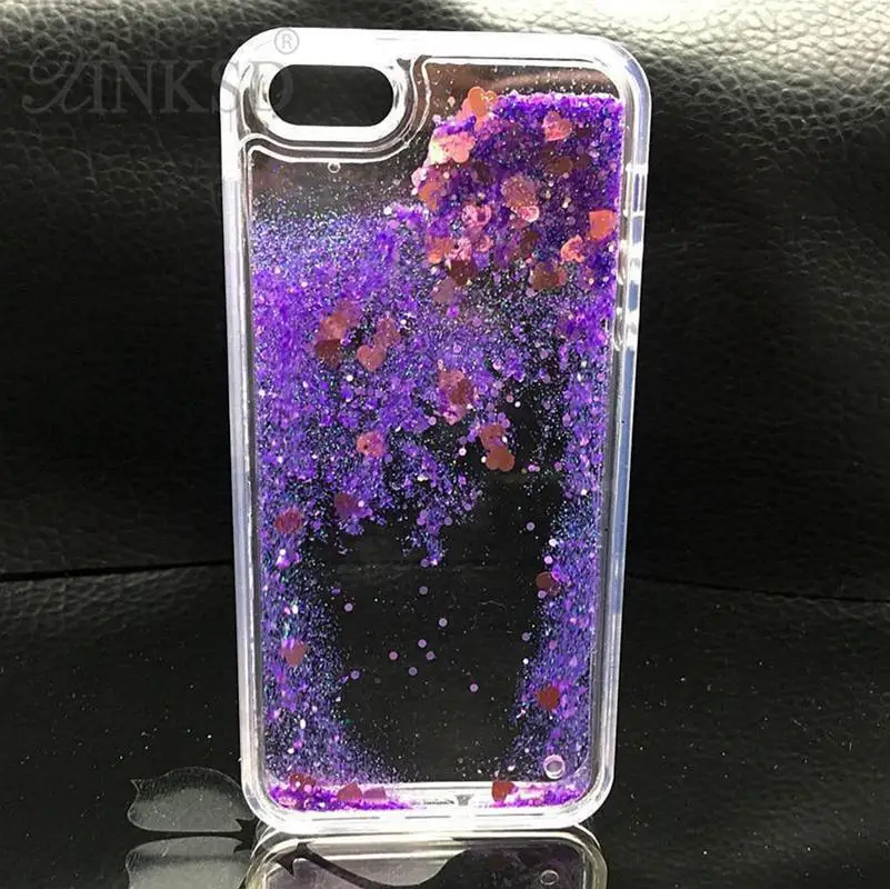 XINKSD Love Heart Stars Glitter Stars Phone Case For iPhone6 X 5 5S SE 8 6S 7 Plus Dynamic Liquid Quicksand Soft TPU Back Cover1