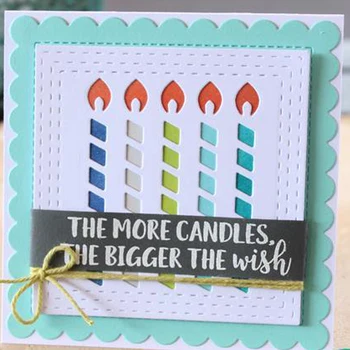 

Candles Metal Cutting Dies Stencil for DIY Scrapbooking Photo Paper Cards Making DIY Decorative Crafts Supplies New 2018 Diecut