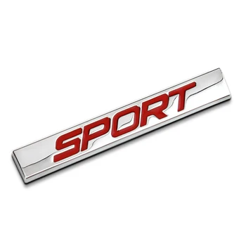 

For Volkswagen Jetta Lavida Polo Touareg R32 CC Sharan Variant Car Emblem Rear Tail Sticker SPORT Metal Sticker Auto Decoration