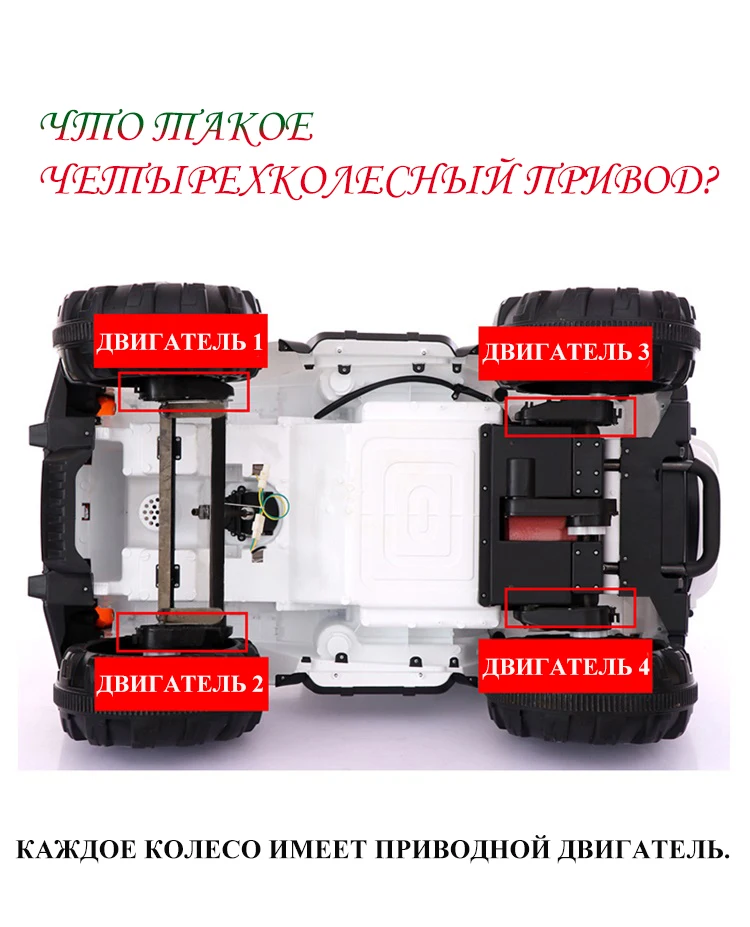 Детский четырехколесный внедорожник может кататься на очень большом электромобиле для мальчиков и девочек с дистанционным управлением внедорожный автомобиль с батареей 12 В 7а