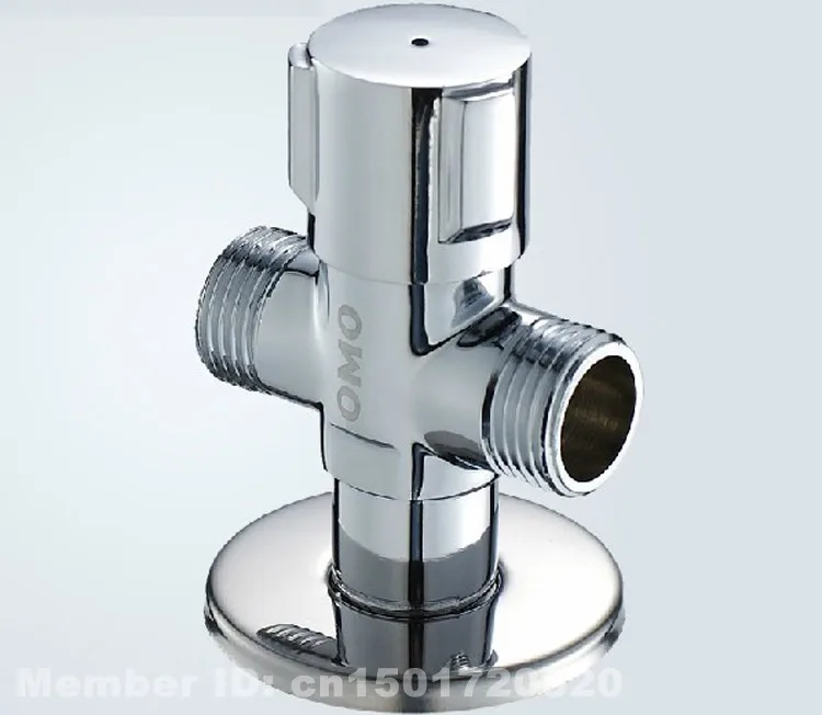 Angle Valve With High Quality 3 Way Brass Angle Valve Kitchen Tap Faucet Accessories Bathroom
