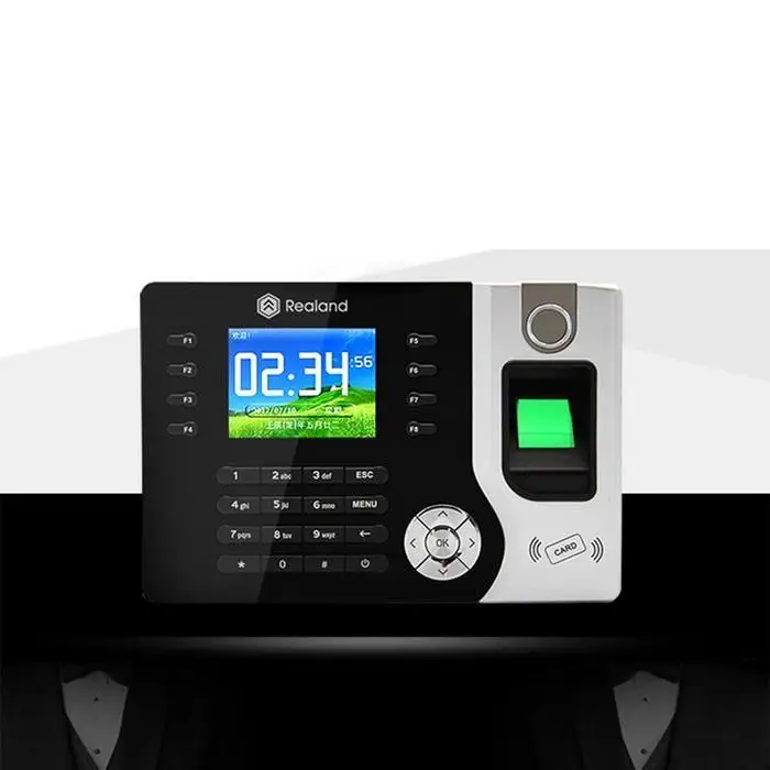 Биометрические табельные часы с отпечатком пальца Регистраторы устройство для считывания отпечатков пальцев, пароль и удостоверение