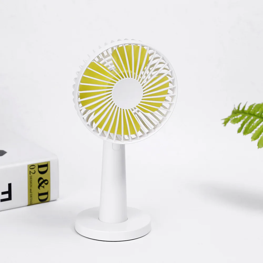 

Portable Mini Summer Cooling Fan Handhold Ventilator 3 Gears Speed 2000mAh Battery Windmill Style Air Conditioner