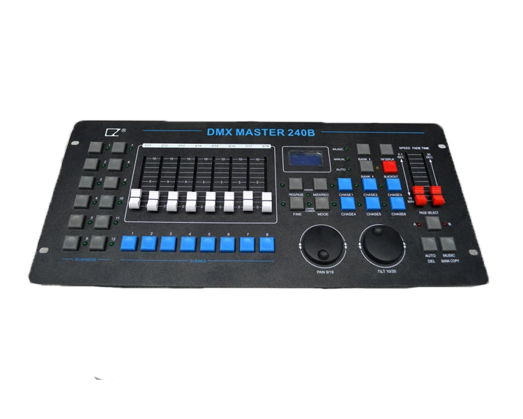 Новинка DMX 240B DMX512 Dj консоль движущаяся головка управление светильник щением 240