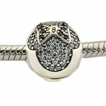 DIY Подходит Пандора талисманы браслеты мышь проложить клип бусины 925 пробы-серебро-ювелирные изделия